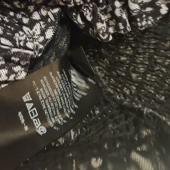 Anthropologie Black and White Smocked Blouse - Picture 10 of 11